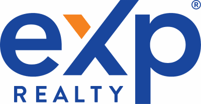 A logo of eXp